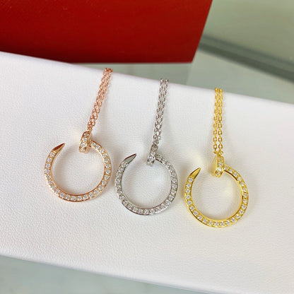 [NOBLE AURA]JUSTE NECKLACE FULL DIAMOND
