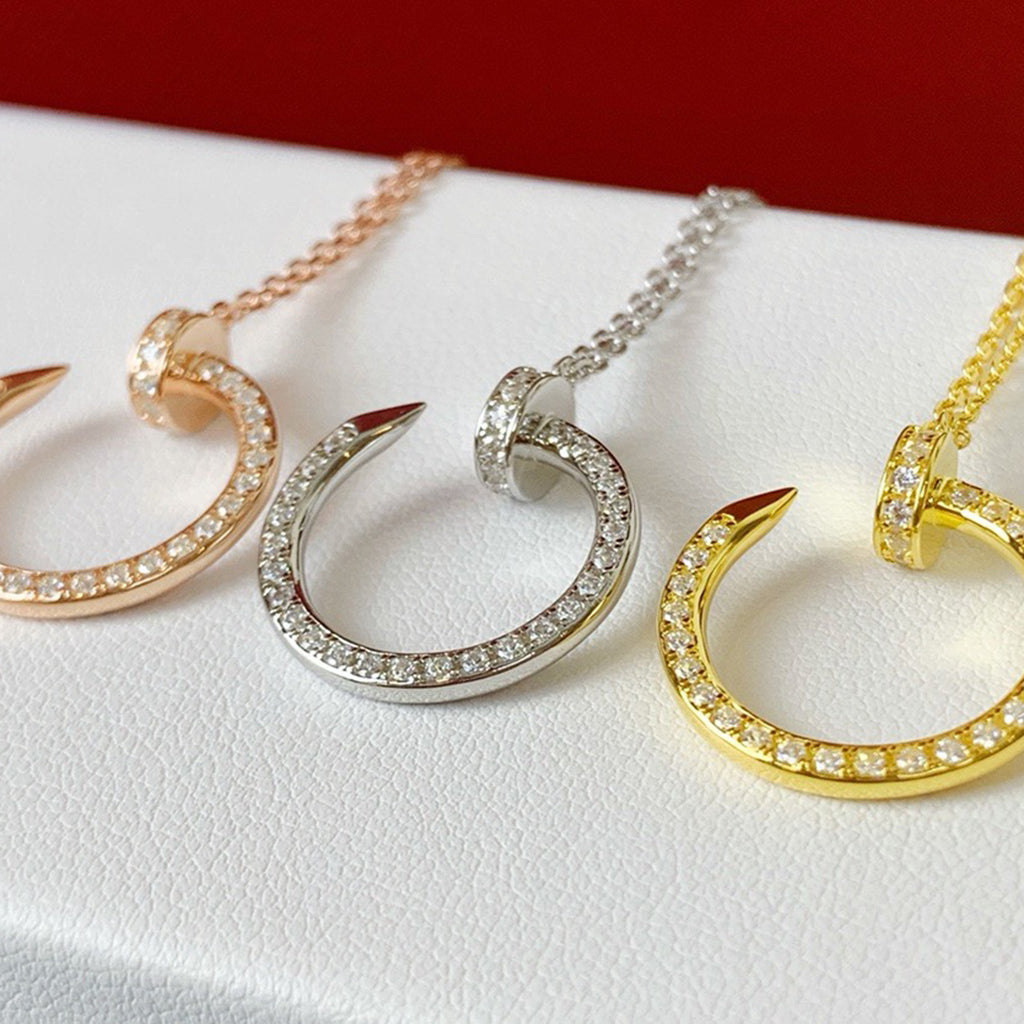 [NOBLE AURA]JUSTE NECKLACE FULL DIAMOND