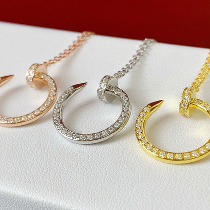[NOBLE AURA]JUSTE NECKLACE FULL DIAMOND