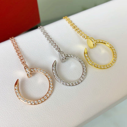 [NOBLE AURA]JUSTE NECKLACE FULL DIAMOND
