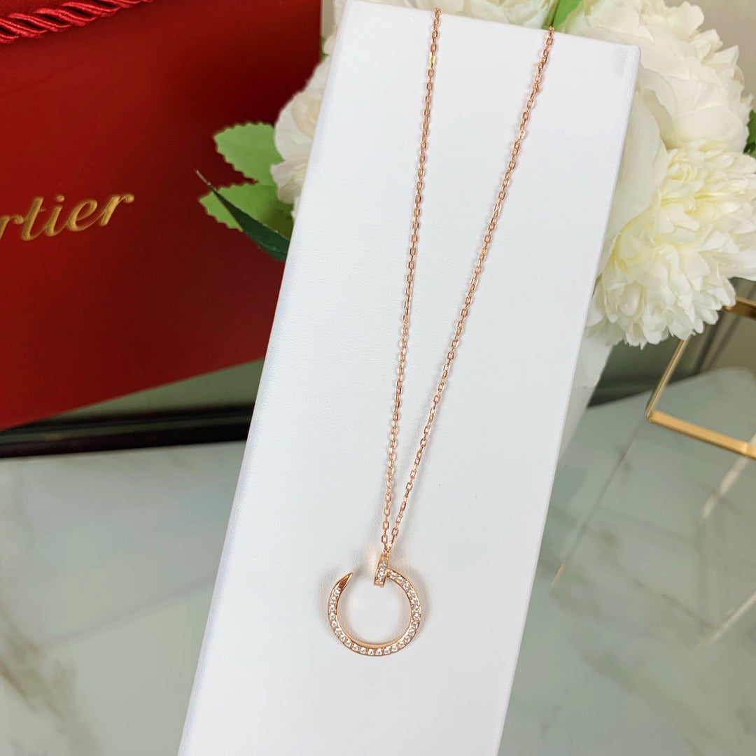 [NOBLE AURA]JUSTE NECKLACE FULL DIAMOND