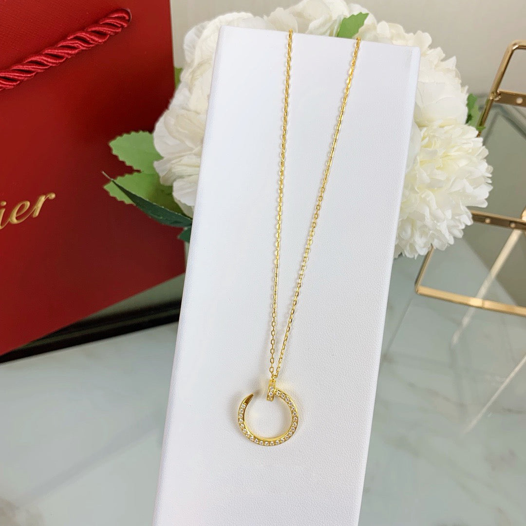 [NOBLE AURA]JUSTE NECKLACE FULL DIAMOND