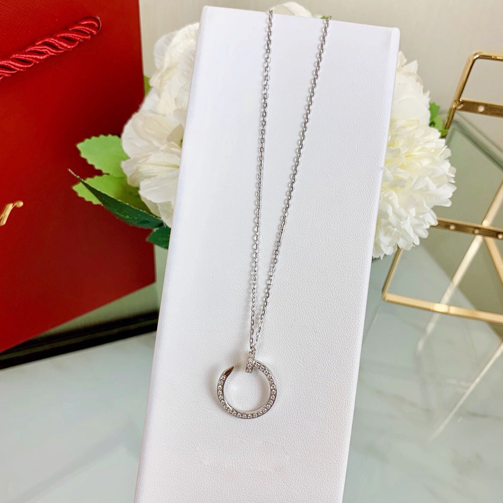 [NOBLE AURA]JUSTE NECKLACE FULL DIAMOND