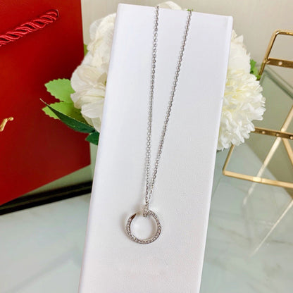 [NOBLE AURA]JUSTE NECKLACE FULL DIAMOND