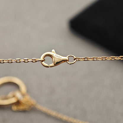 [NOBLE AURA]JUSTE NECKLACE HALF DIAMOND