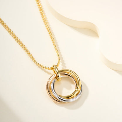 [NOBLE AURA] TRINITY LARGE NECKLACE