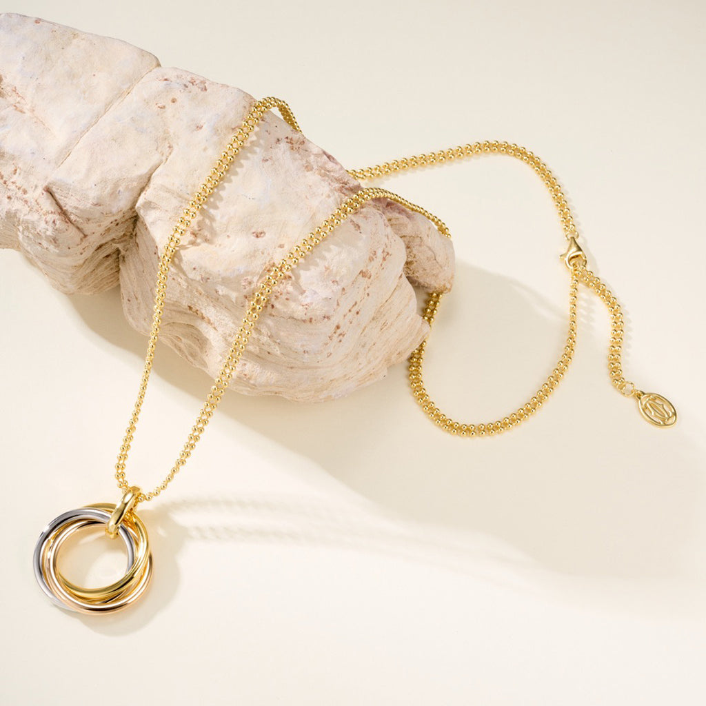 [NOBLE AURA] TRINITY LARGE NECKLACE