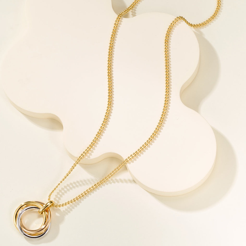 [NOBLE AURA] TRINITY LARGE NECKLACE