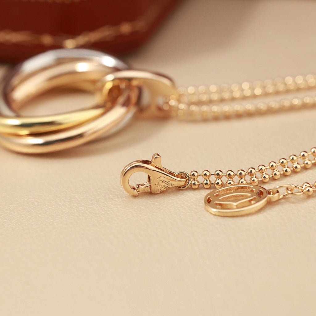 [NOBLE AURA] TRINITY LARGE NECKLACE