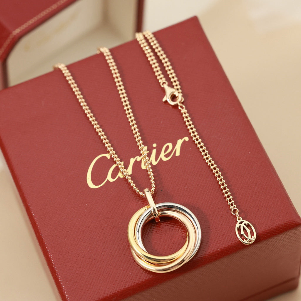 [NOBLE AURA] TRINITY LARGE NECKLACE