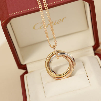 [NOBLE AURA] TRINITY LARGE NECKLACE