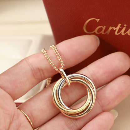 [NOBLE AURA] TRINITY LARGE NECKLACE