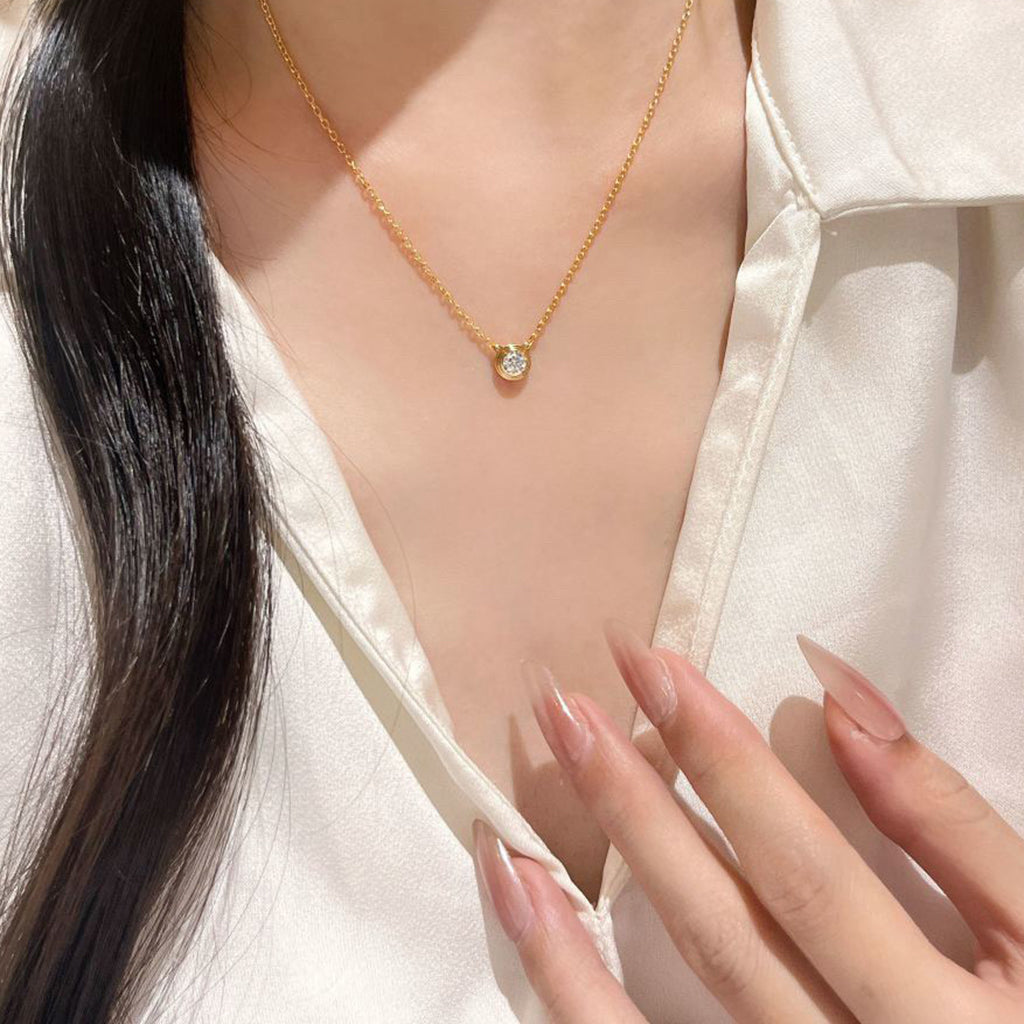[NOBLE AURA] DAMOUR DIAMOND NECKLACE
