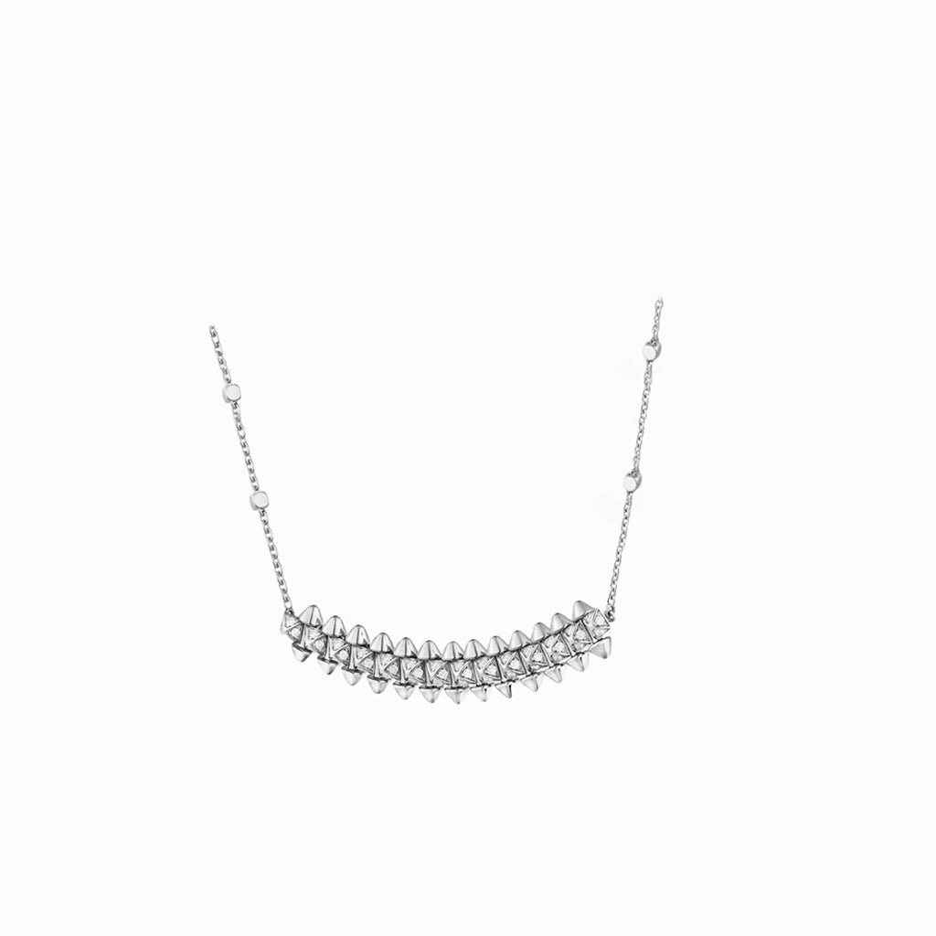 [NOBLE AURA] CLASH  SMALL FULL DIAMOND NECKLACE