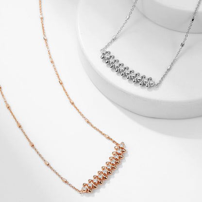 [NOBLE AURA] CLASH  MEDIUM DIAMOND NECKLACE
