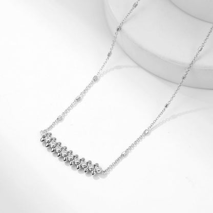 [NOBLE AURA] CLASH  MEDIUM DIAMOND NECKLACE
