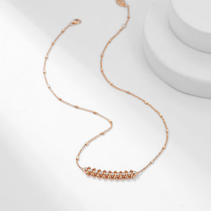 [NOBLE AURA] CLASH  MEDIUM DIAMOND NECKLACE