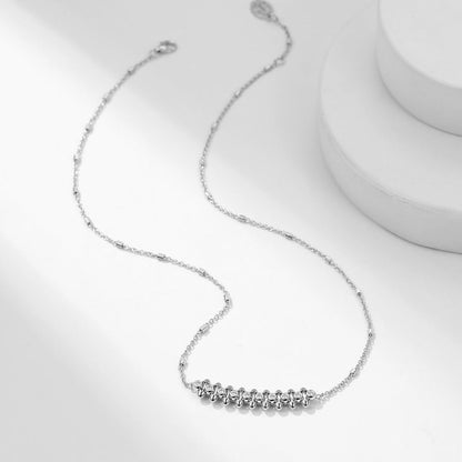 [NOBLE AURA] CLASH  MEDIUM DIAMOND NECKLACE