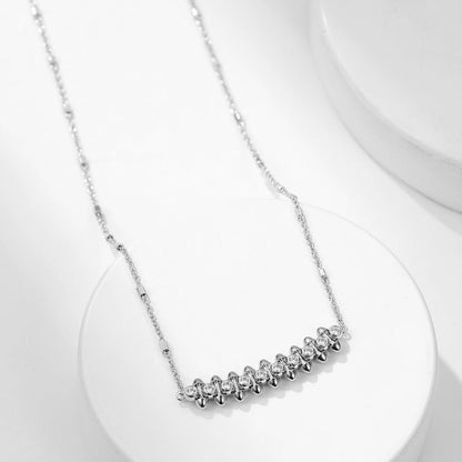 [NOBLE AURA] CLASH  MEDIUM DIAMOND NECKLACE