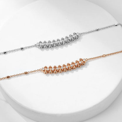 [NOBLE AURA] CLASH  MEDIUM DIAMOND NECKLACE