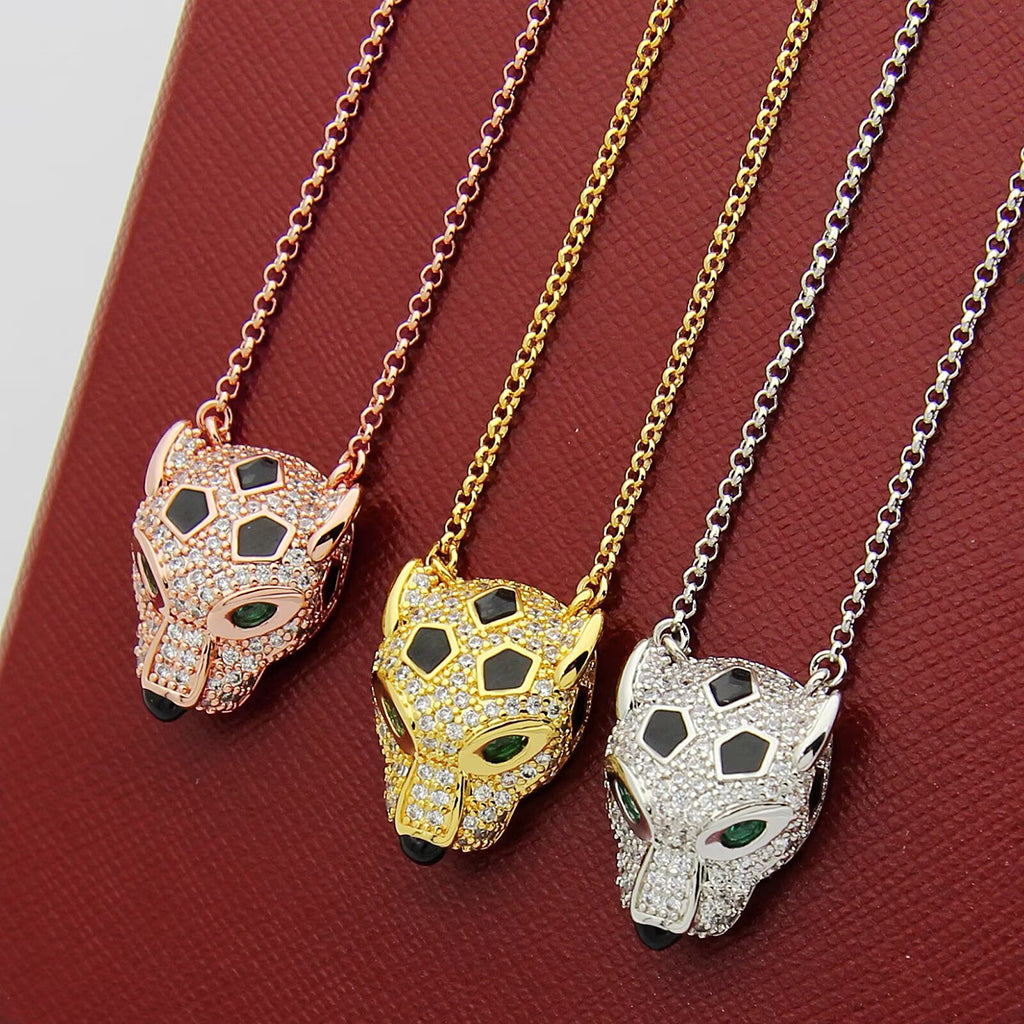 [NOBLE AURA] PANTHERE FULL DIAMOND NECKLACE