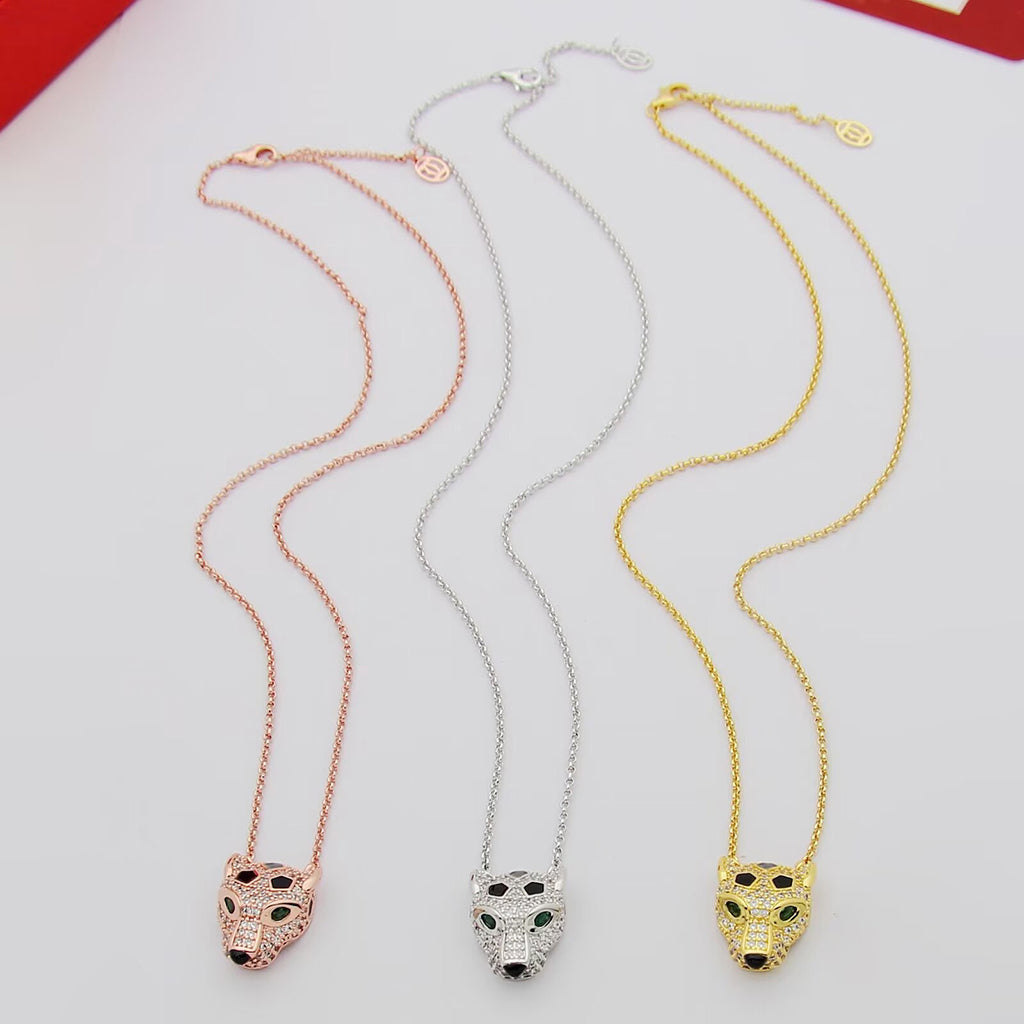 [NOBLE AURA] PANTHERE FULL DIAMOND NECKLACE