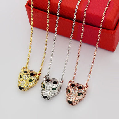 [NOBLE AURA] PANTHERE FULL DIAMOND NECKLACE