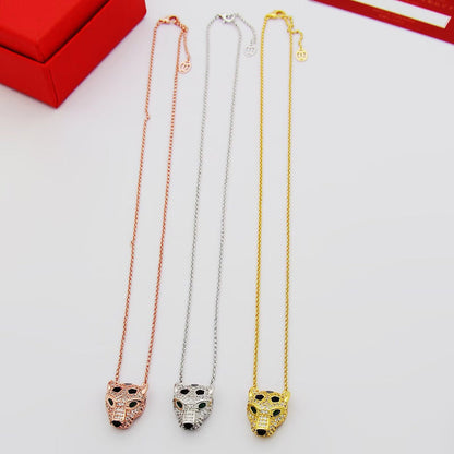 [NOBLE AURA] PANTHERE FULL DIAMOND NECKLACE