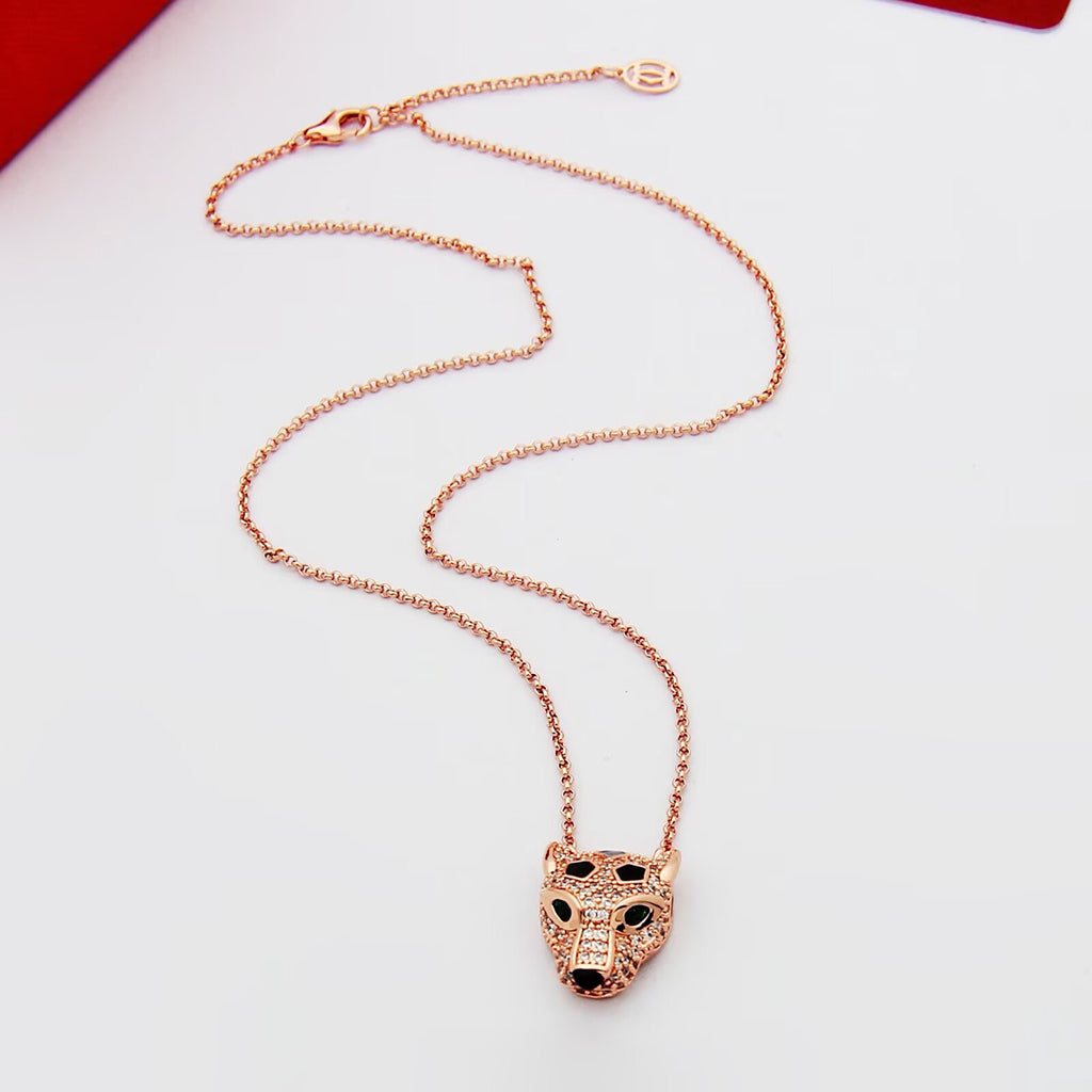 [NOBLE AURA] PANTHERE FULL DIAMOND NECKLACE
