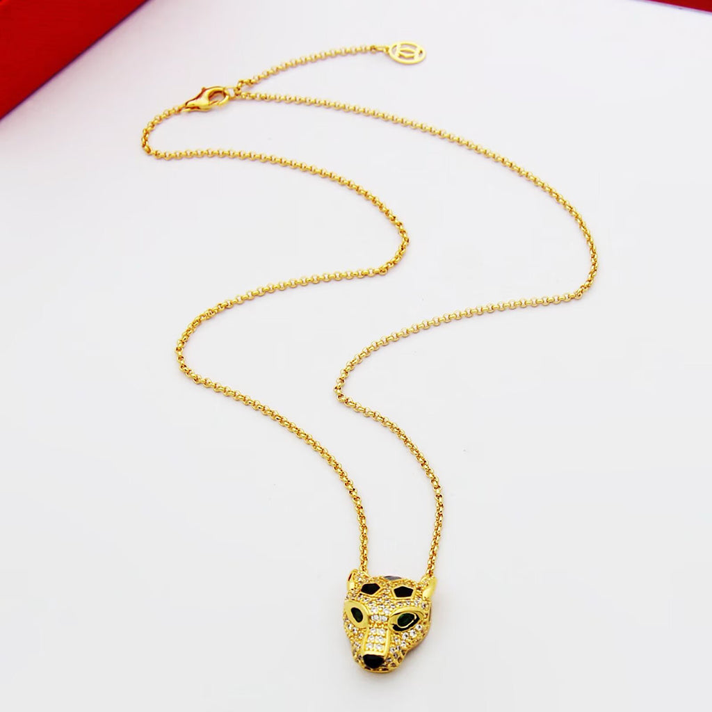 [NOBLE AURA] PANTHERE FULL DIAMOND NECKLACE