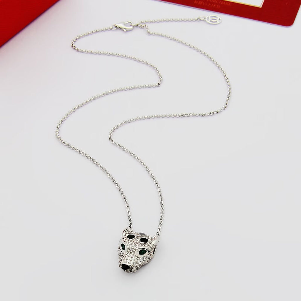 [NOBLE AURA] PANTHERE FULL DIAMOND NECKLACE