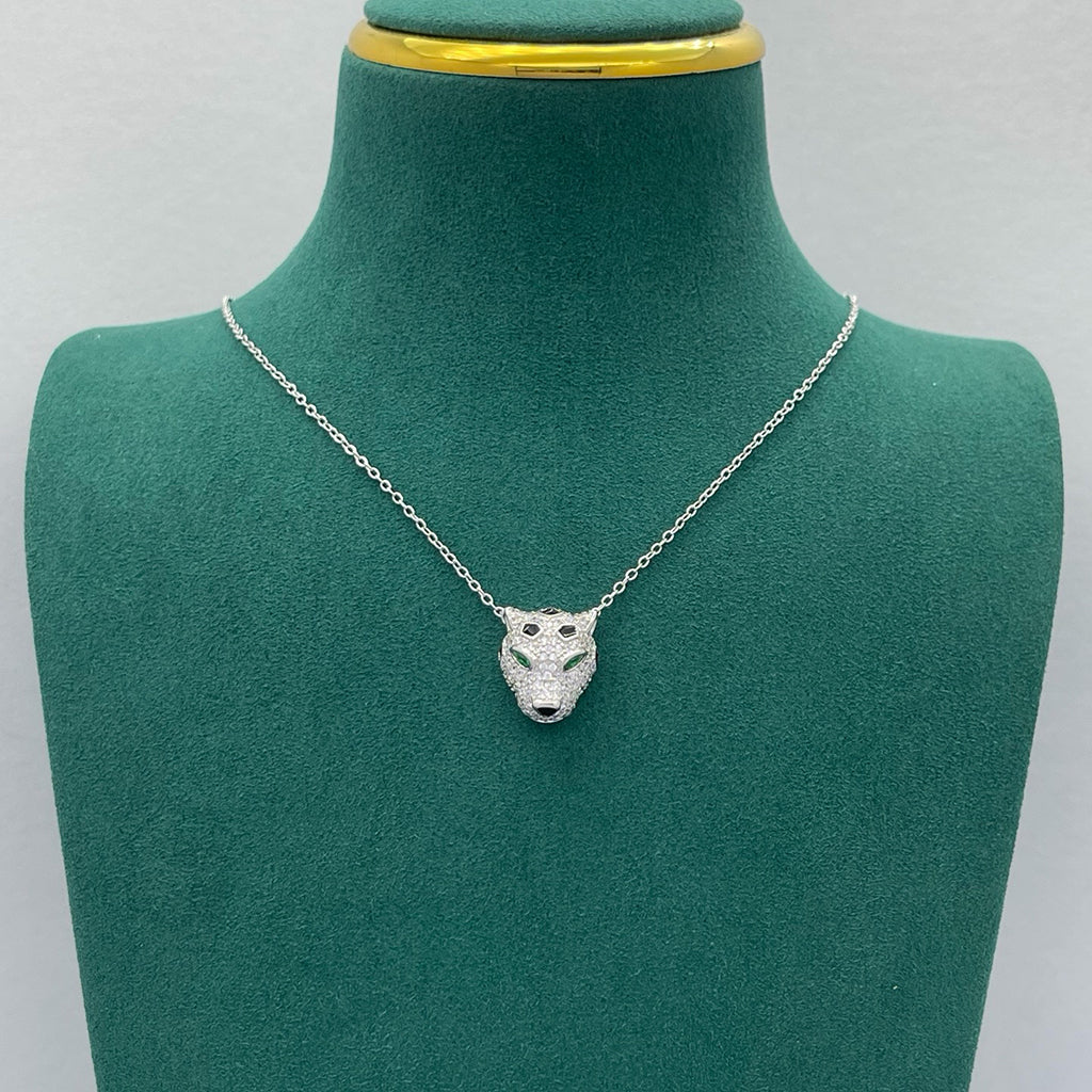 [NOBLE AURA] PANTHERE FULL DIAMOND NECKLACE
