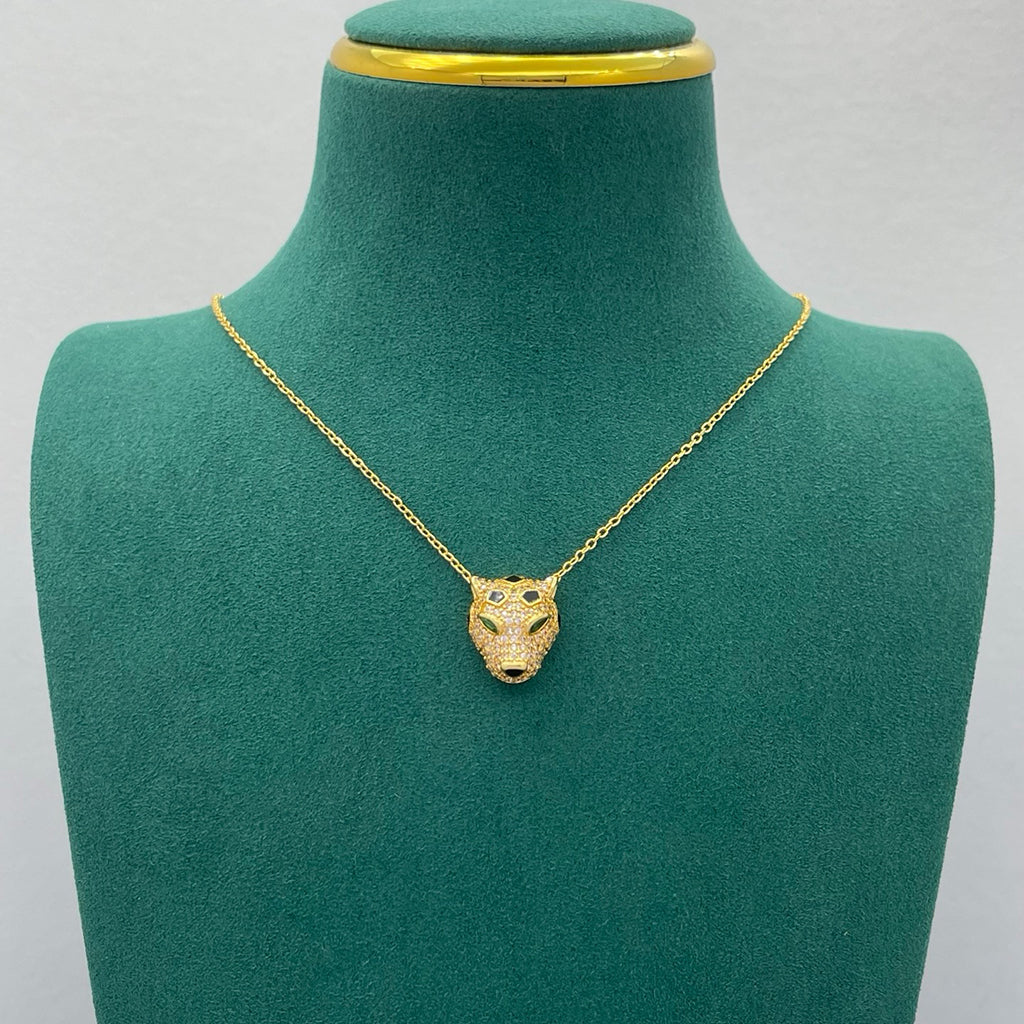 [NOBLE AURA] PANTHERE FULL DIAMOND NECKLACE