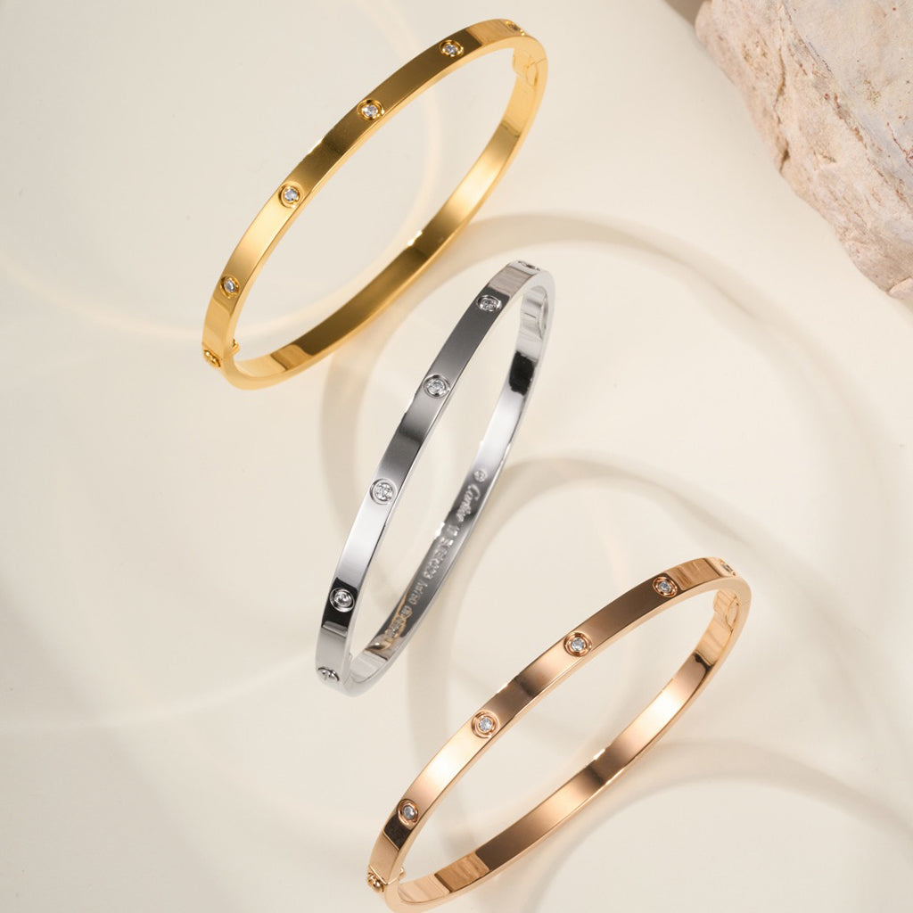 [NOBLE AURA]LOVE BRACELET 3.65MM 10 DIAMONDS