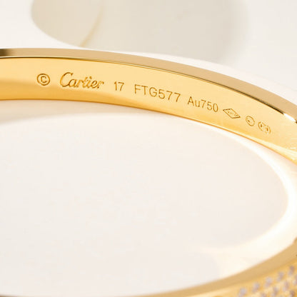 [NOBLE AURA]LOVE BRACELET 4.8MM DIAMOND-PAVED