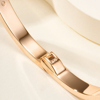 [NOBLE AURA]LOVE BRACELET 4.8MM DIAMOND-PAVED
