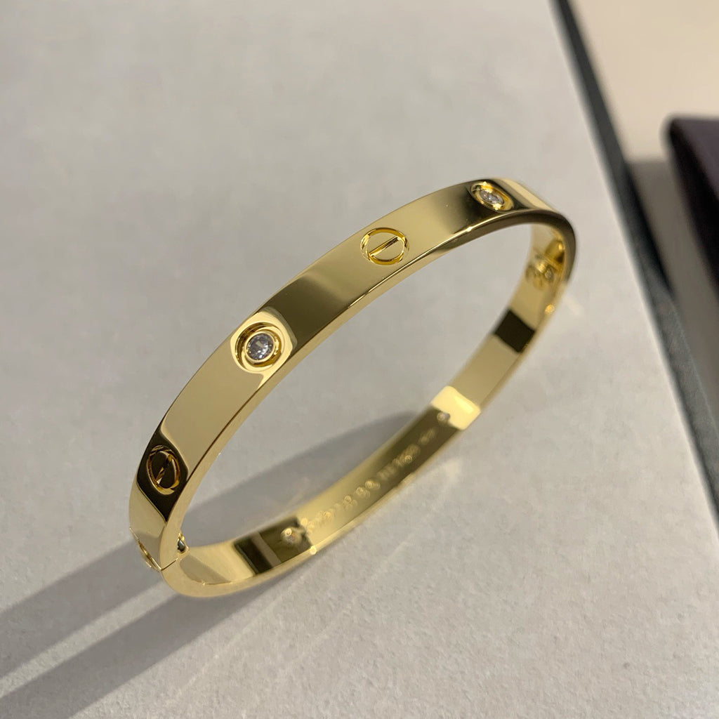 [NOBLE AURA]LOVE BRACELET 6.1MM 4 DIAMONDS
