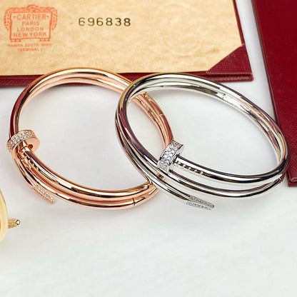 [NOBLE AURA] JUSTE BRACELET 3.5MM DOUBLE ROW DIAMOND