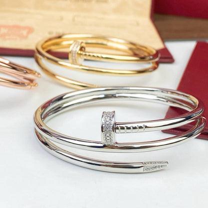 [NOBLE AURA] JUSTE BRACELET 3.5MM DOUBLE ROW DIAMOND