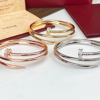 [NOBLE AURA] JUSTE BRACELET 3.5MM DOUBLE ROW DIAMOND