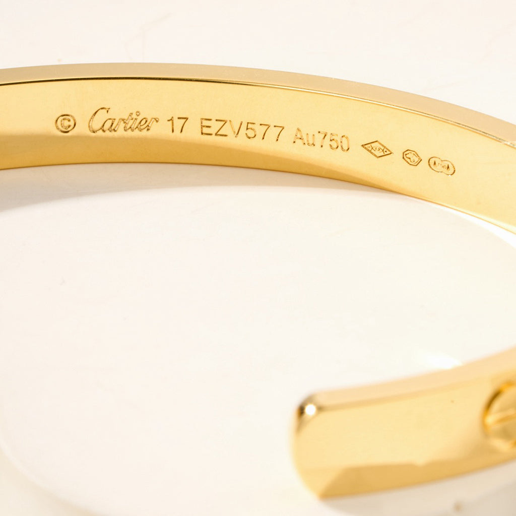 [NOBLE AURA] LOVE BRACELET 6.1MM OPEN CUFF