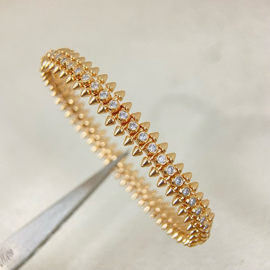 [NOBLE AURA] CLASH  BRACELET 8MM DIAMONDS