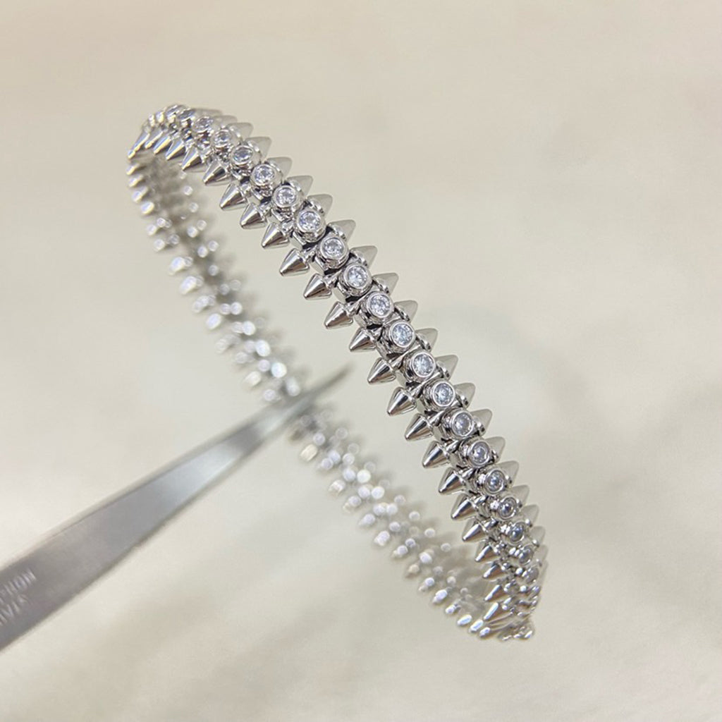 [NOBLE AURA] CLASH  BRACELET 8MM DIAMONDS