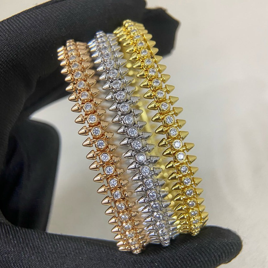 [NOBLE AURA] CLASH  BRACELET 8MM DIAMONDS