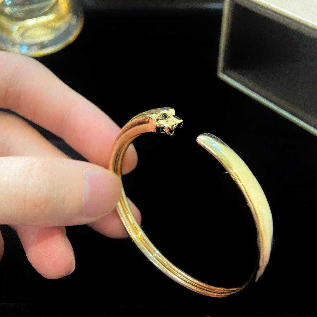 [NOBLE AURA] PANTHERE OPEN BRACELET