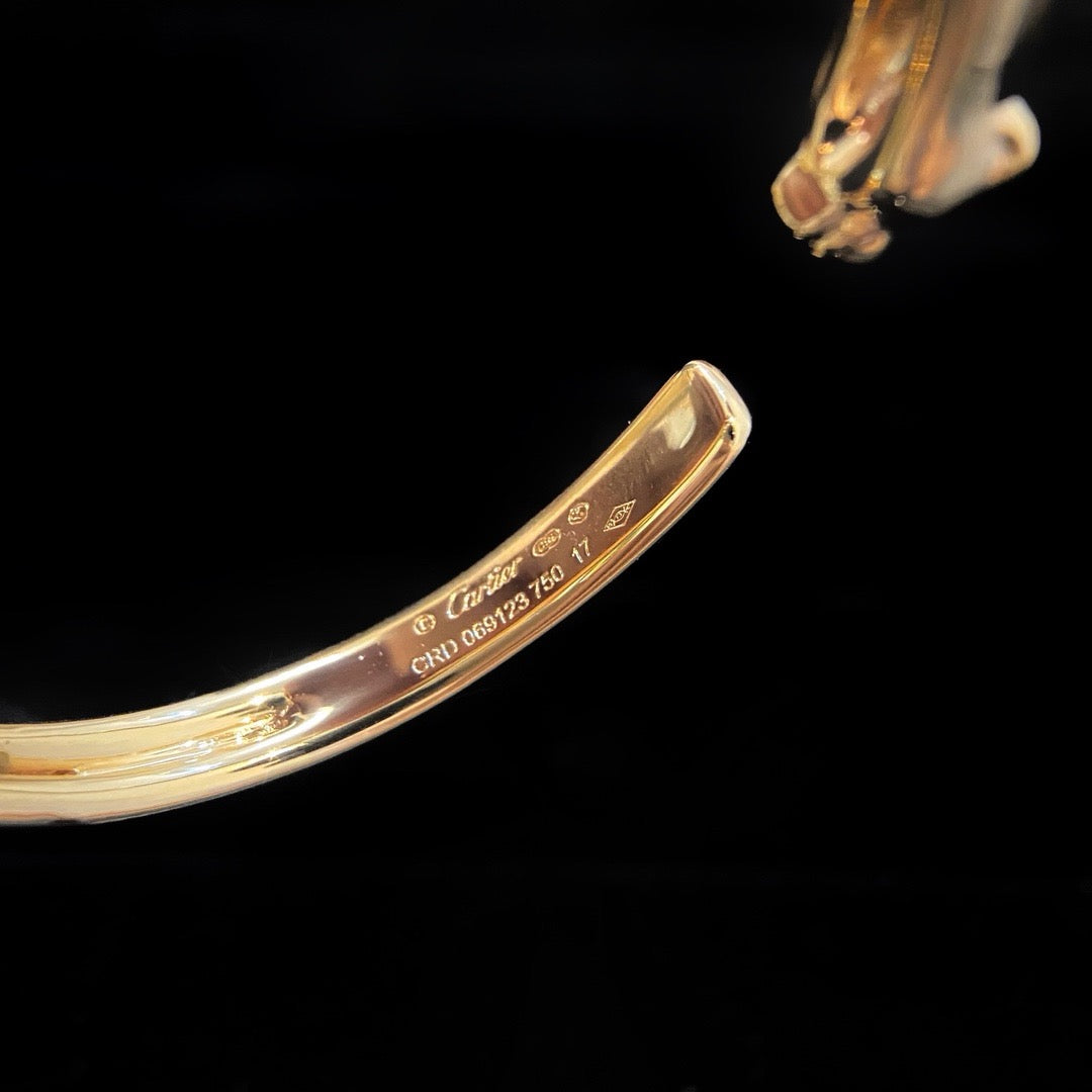 [NOBLE AURA] PANTHERE OPEN BRACELET