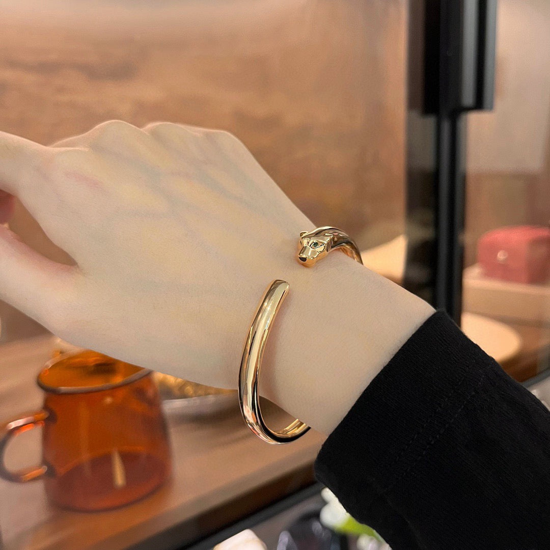 [NOBLE AURA] PANTHERE OPEN BRACELET