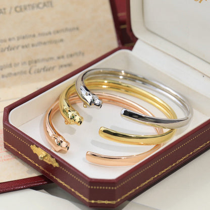 [NOBLE AURA] PANTHERE OPEN BRACELET