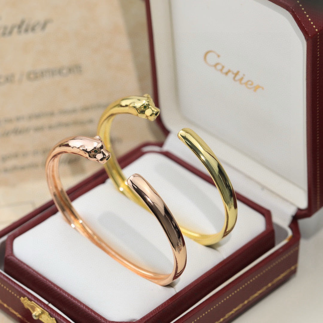 [NOBLE AURA] PANTHERE OPEN BRACELET