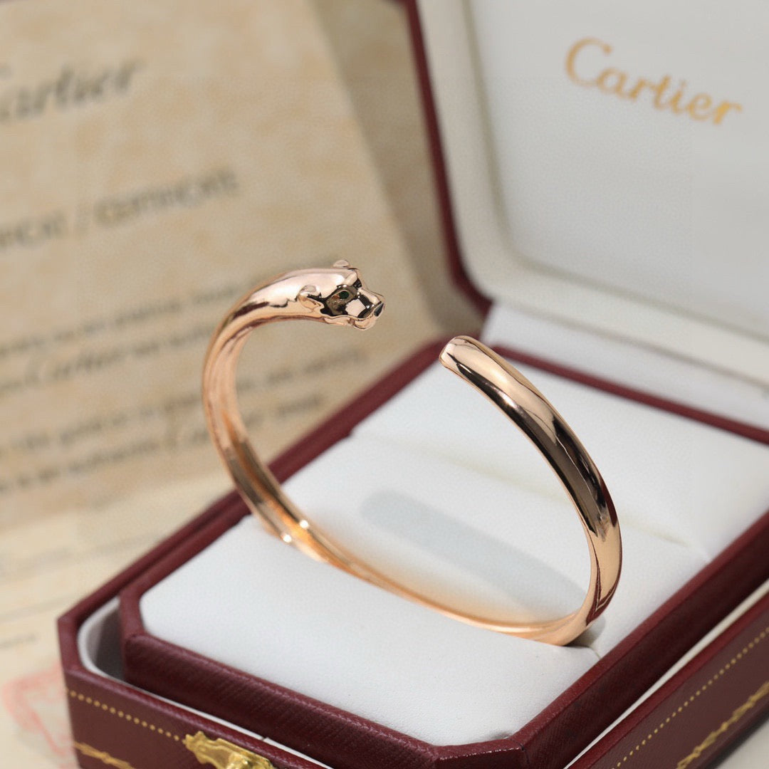 [NOBLE AURA] PANTHERE OPEN BRACELET